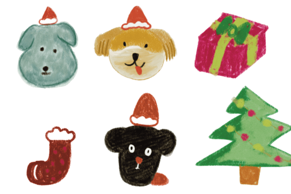 Animal Minimal with Their Christmas Illustrations