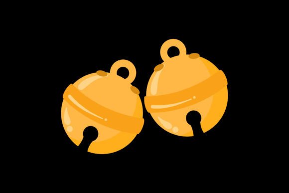 Christmas Bell Art for Branding and Design Projects
