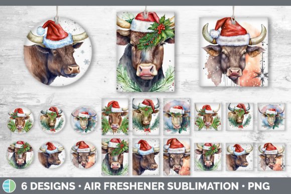 Christmas Bull Air Freshener Embroidery Design Review