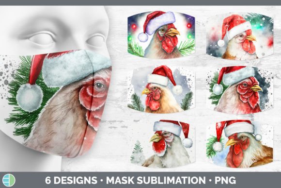 Christmas Chicken Mask Sublimation Bun Review