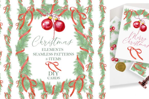 Christmas DIY Cards Illustrations for Local Branding