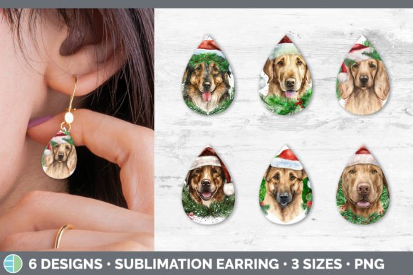 Christmas Dog Earring Embroidery Design Review