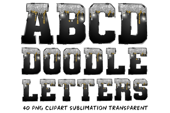 Christmas Dripping Glitter Alphabet 10 Review