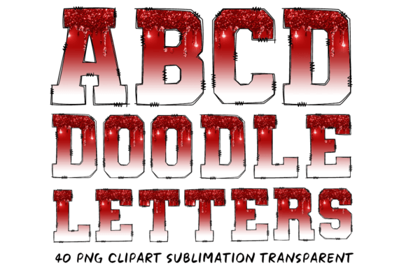 Christmas Dripping Glitter Alphabet 6 Review