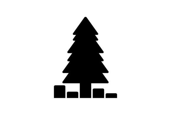 Christmas Tree Vector SVG Illustrations for Content Publishing